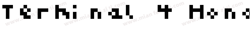 Terminal 4 Mono字体转换